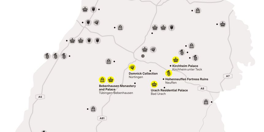 journey map "Around Tübingen"