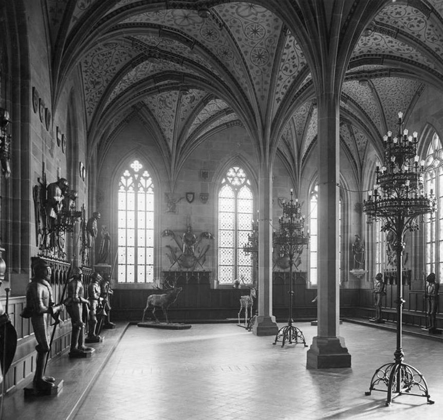 Image: Landesmedienzentrum Baden-Württemberg, Robert Bothner Historic image of the summer refectory from circa 1930, Bebenhausen Monastery
