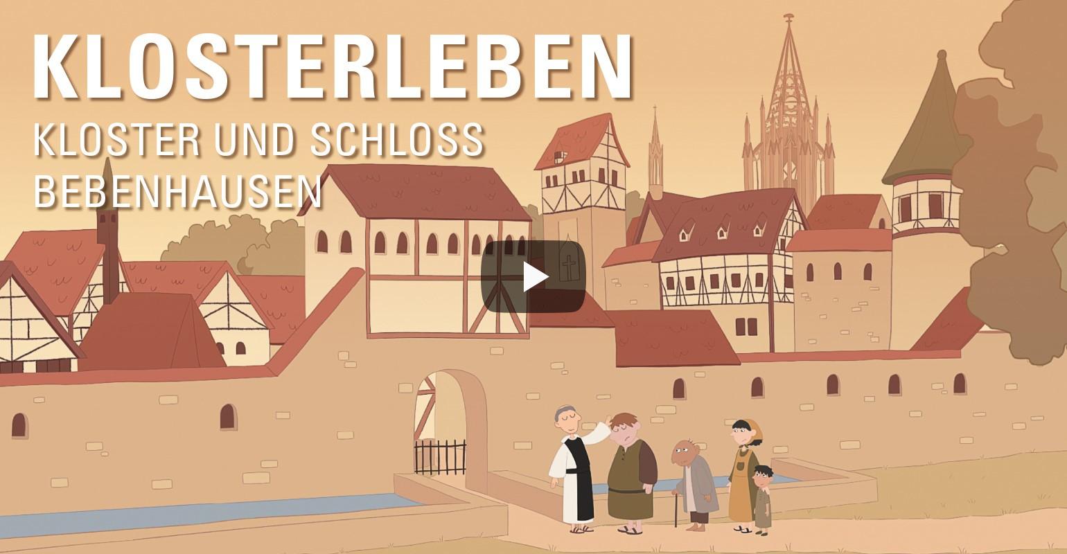 Startbildschirm des Films "Klosterleben – Kloster und Schloss Bebenhausen"